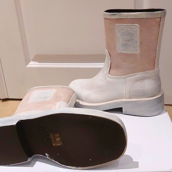 MM6 Maison Martin Margiela Shoes - Mm6 leather woman ankle boots